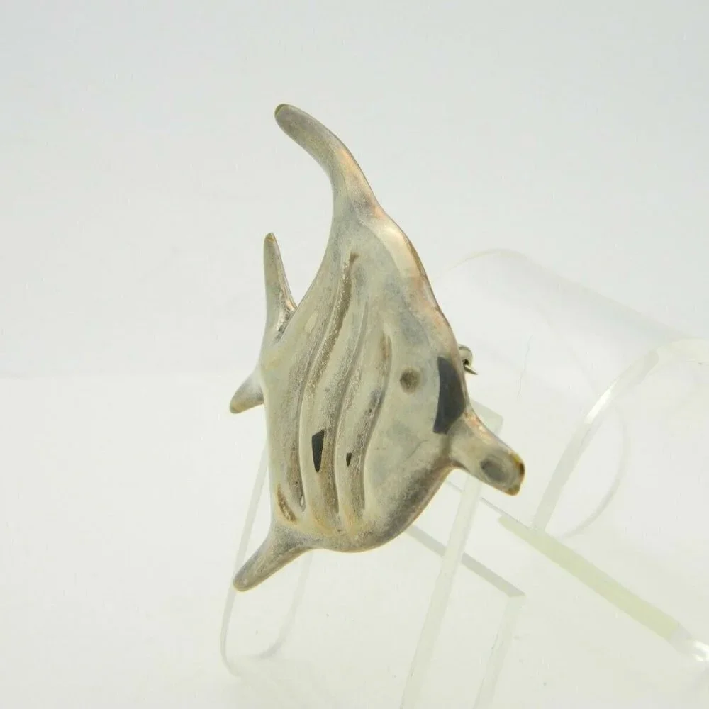 TF-43 Taxco Mexico Sterling Silver Large Angelfish